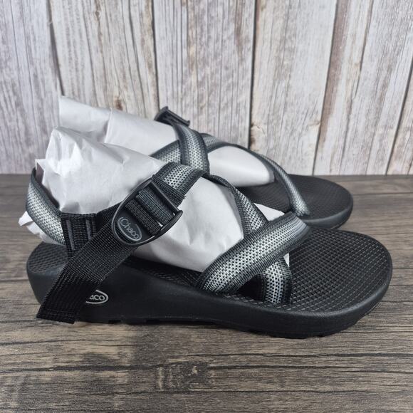 Chaco Z Classic Strappy Sandals Men's Sz 10 Black Gray (EUC) J105961 - Picture 3 of 8